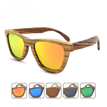 FQ marca exportação estilo quente polarizada moda de madeira China óculos de sol